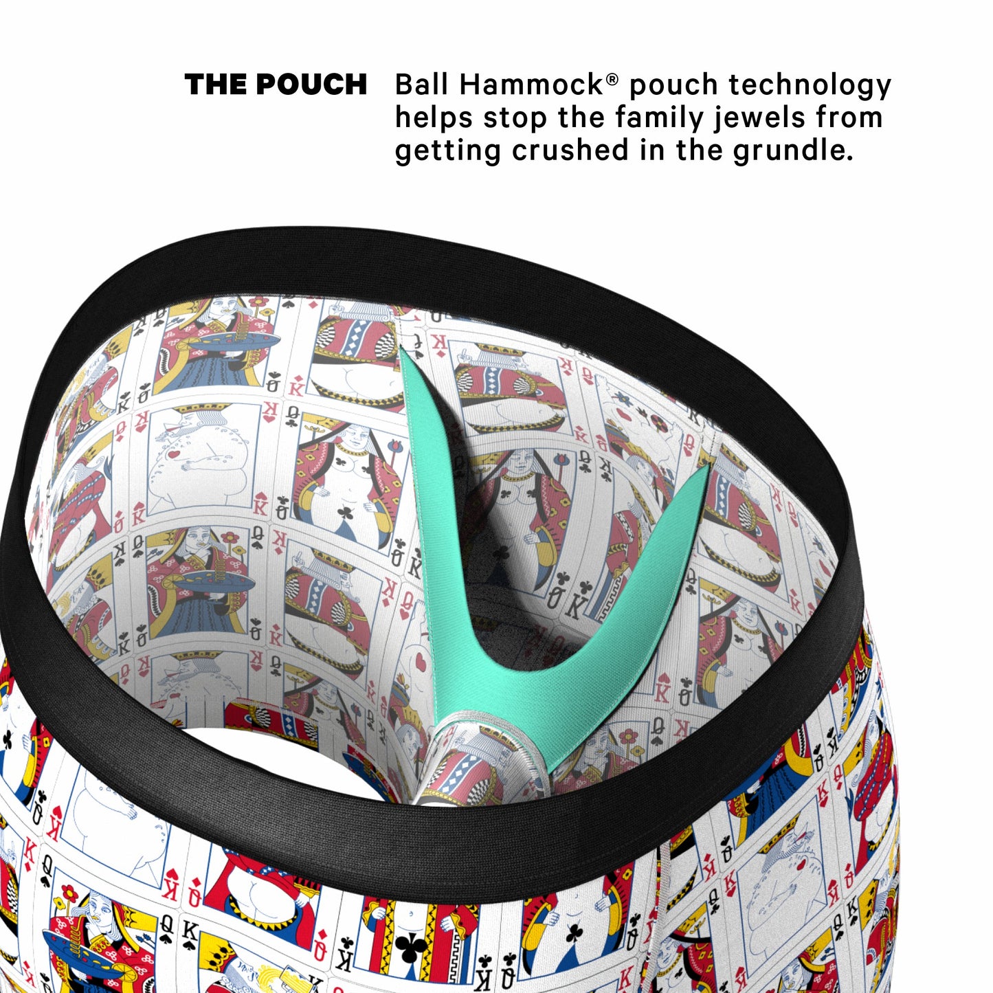 Shinesty Ball Hammock® Pouch Underwear - Playing Cards