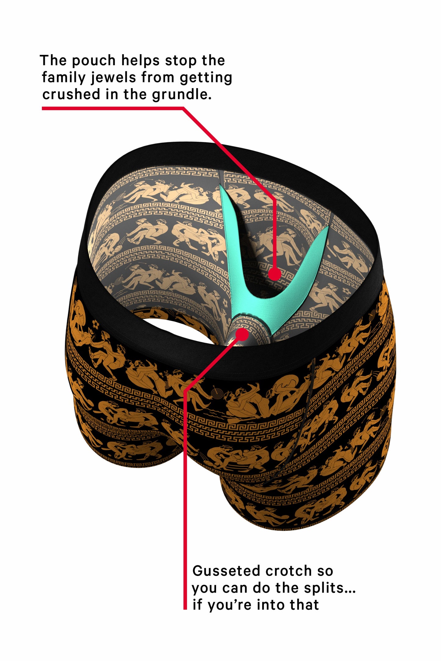 Shinesty Vase Ball Hammock® Pouch Underwear - The Ancient Twister
