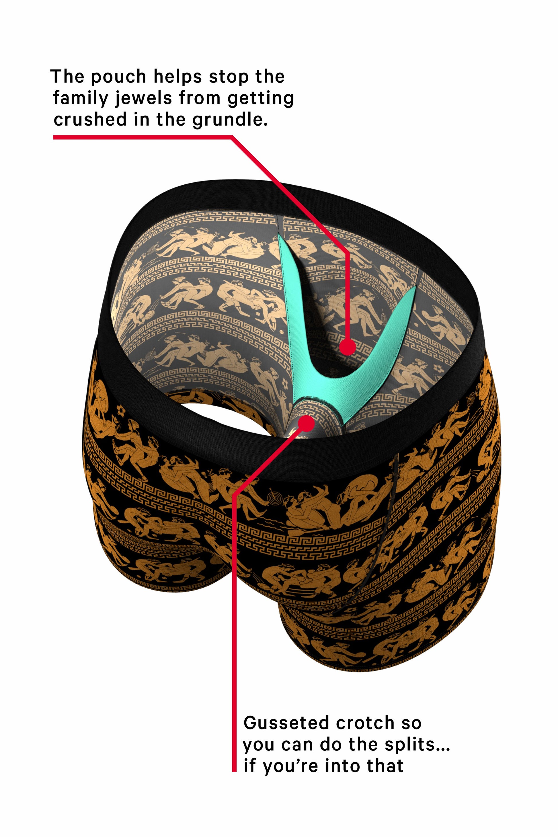 Shinesty Vase Ball Hammock® Pouch Underwear - The Ancient Twister