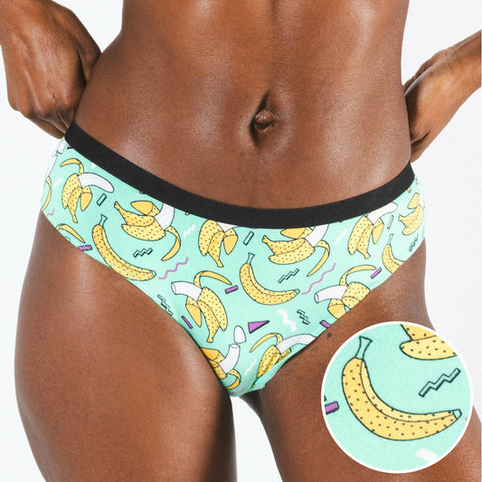 Shinesty Cheeky Panties - Retro Banana