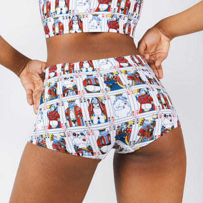 Shinesty Boyshort Underwear - Playing Cards