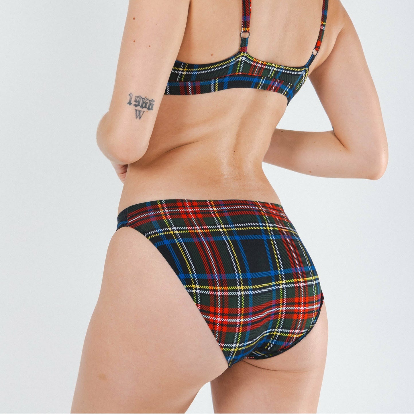 Shinesty Bikini Underwear - Holiday Tartan Plaid