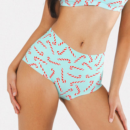 Shinesty WoSeamless Boyshort Underwear - Candy Cane