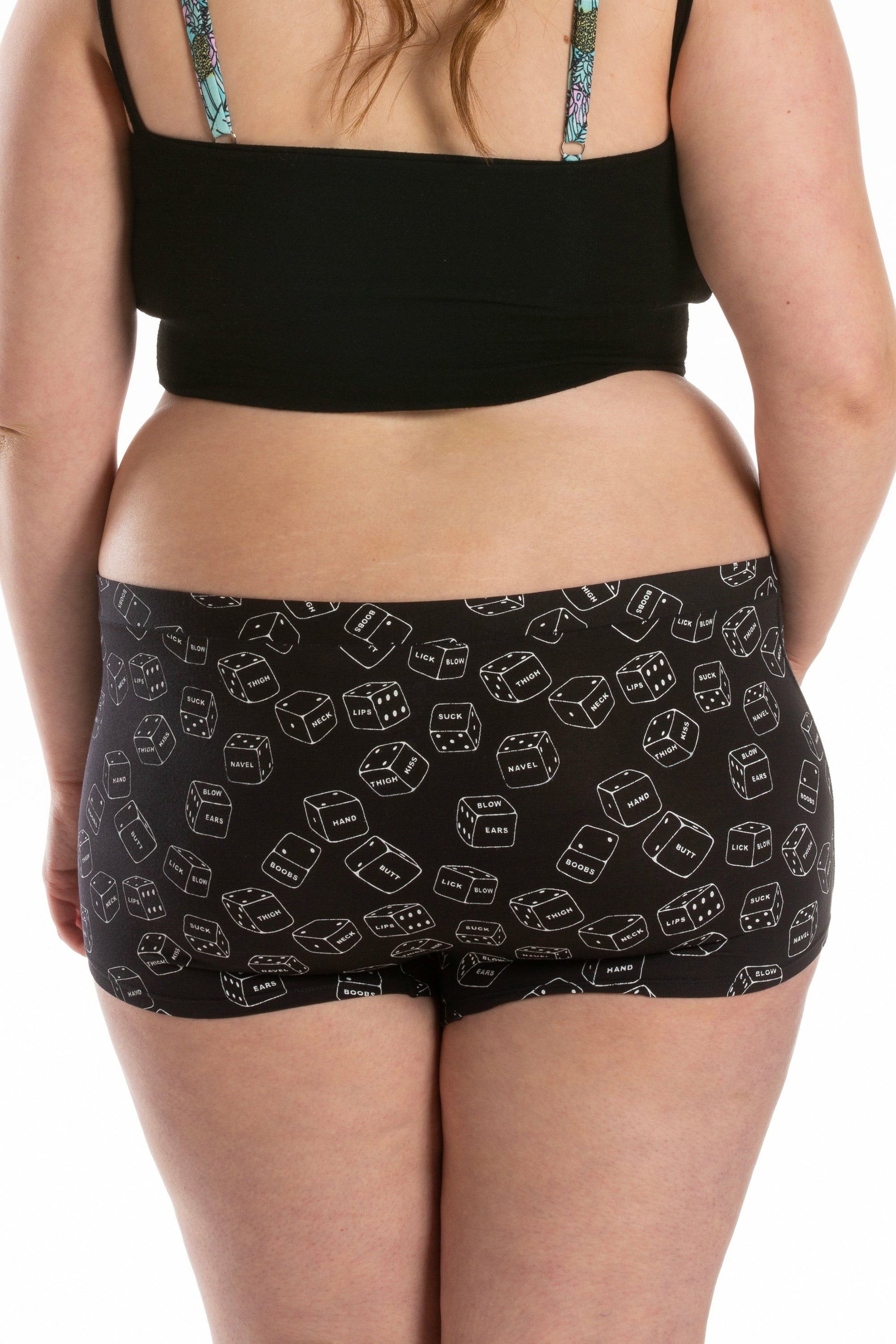 Shinesty Boyshort Underwear - Glow In The Dark Dice