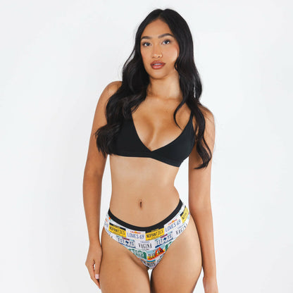 Shinesty Cheeky Panties - License Plates
