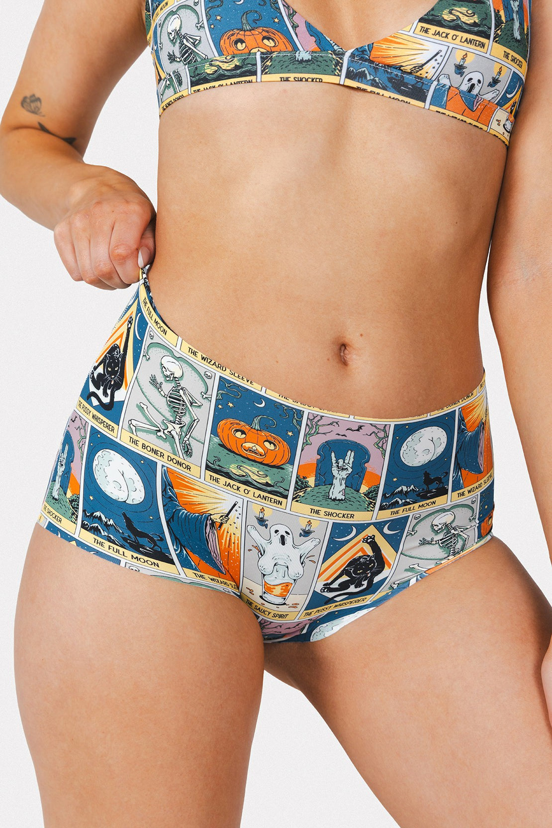 Shinesty WoSeamless Boyshort Underwear - Tarot Cards