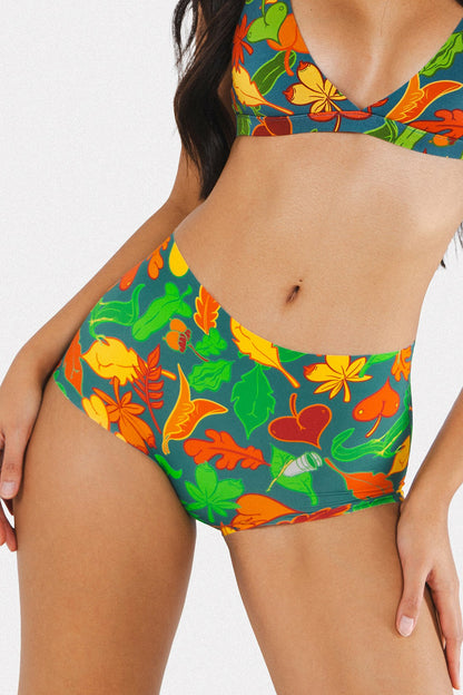 Shinesty WoSeamless Boyshort Underwear - Naughty Leaves