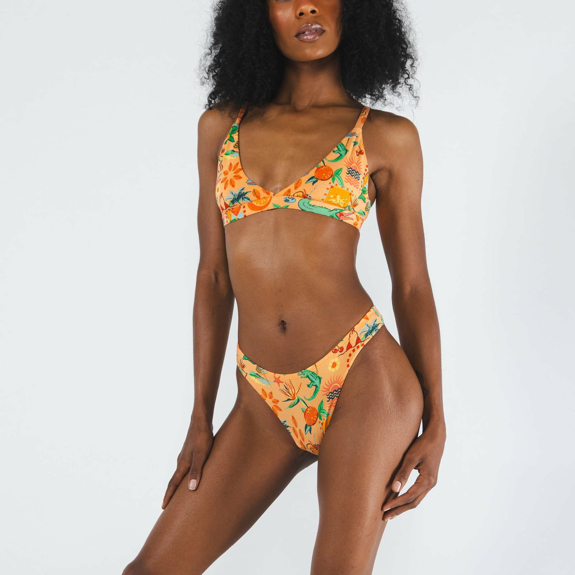 Shinesty MicroModal Thong - Creamsicle Summer