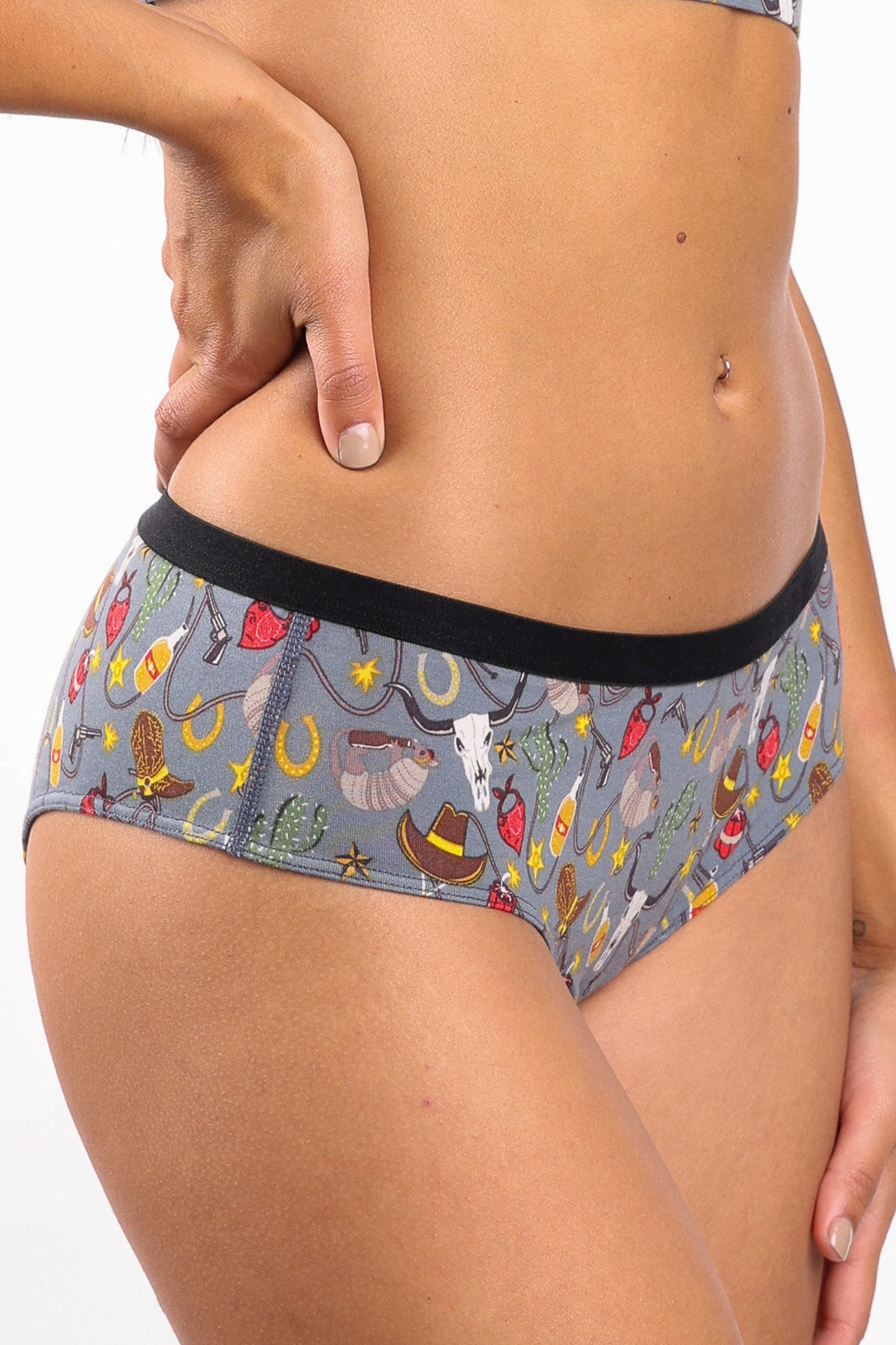 Shinesty Cheeky Panties - Sheriff Badge
