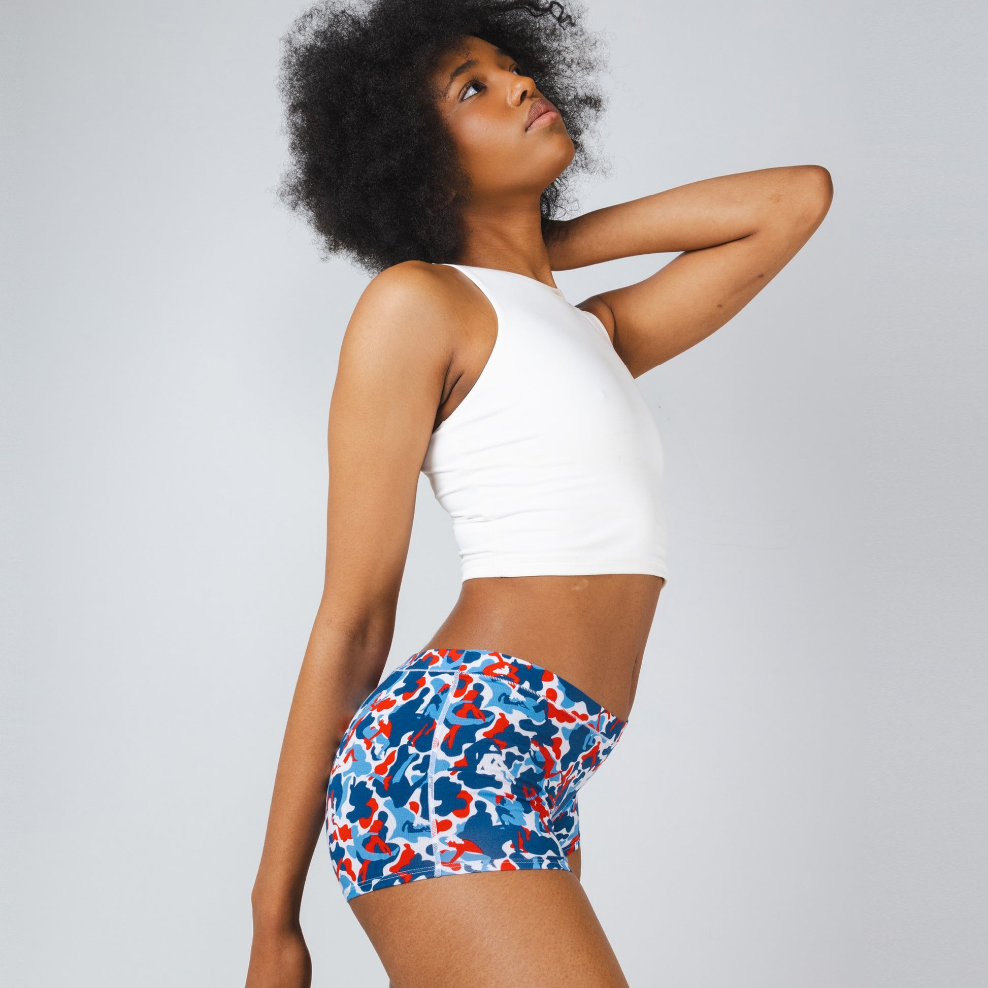 Shinesty Boyshort Underwear - USA Camouflage