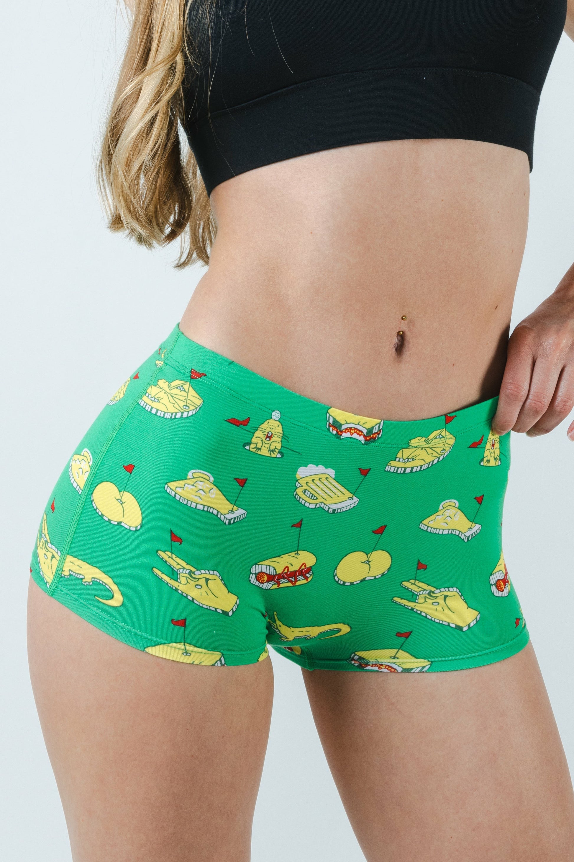Shinesty Boyshort Underwear - Golf Tournament Holes