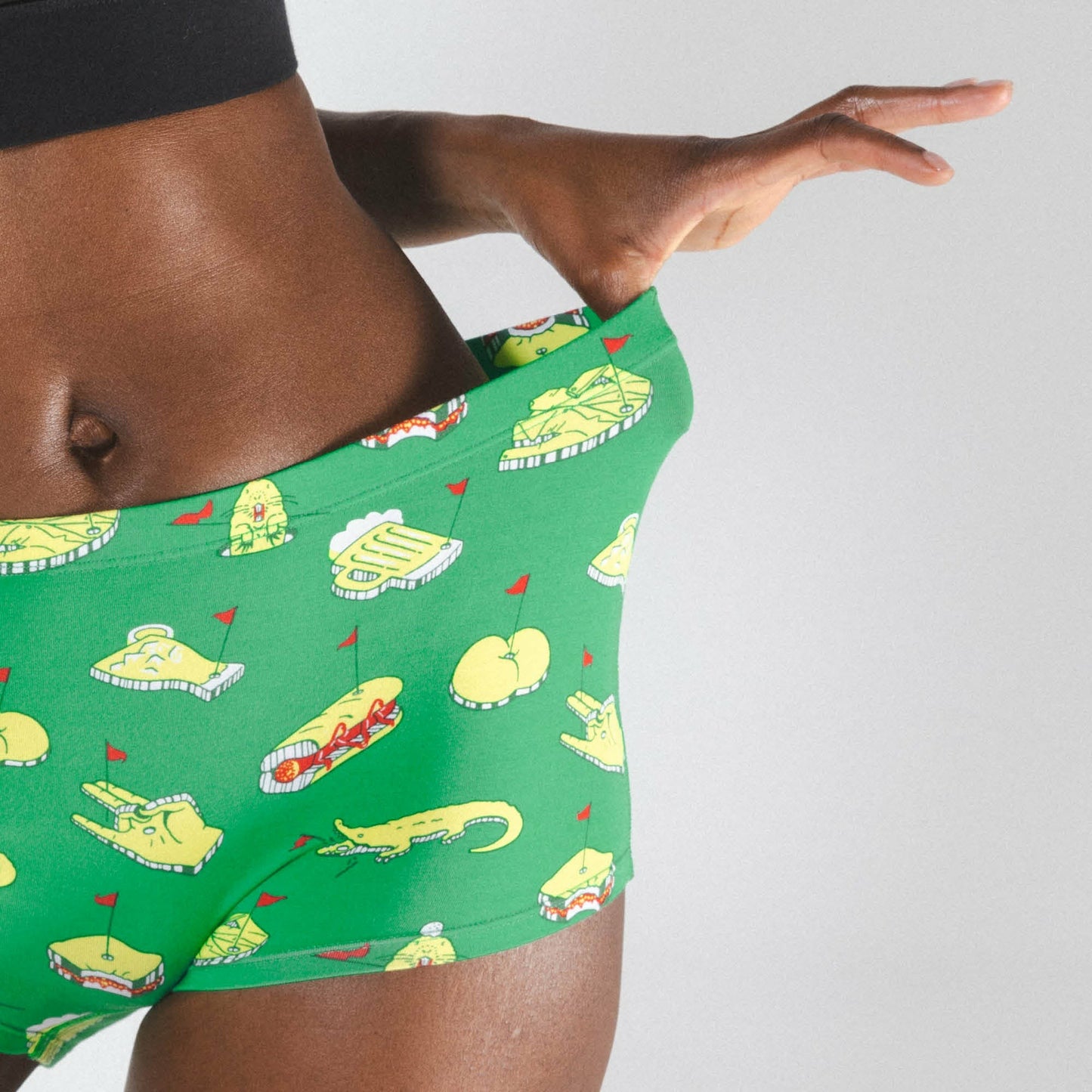Shinesty Boyshort Underwear - Golf Tournament Holes