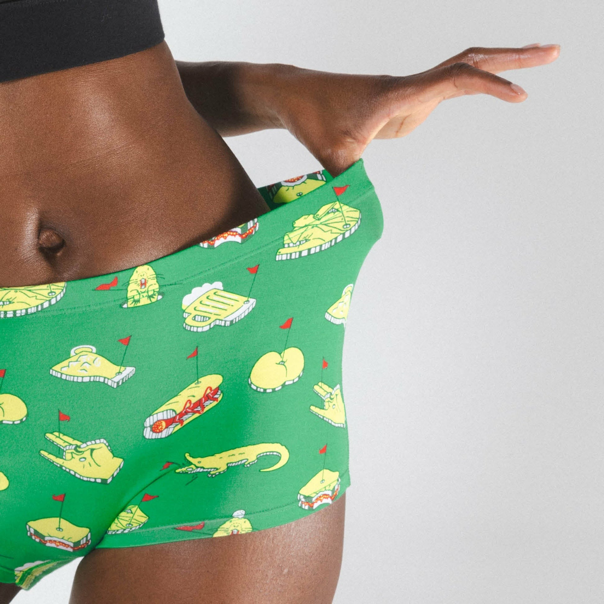 Shinesty Boyshort Underwear - Golf Tournament Holes