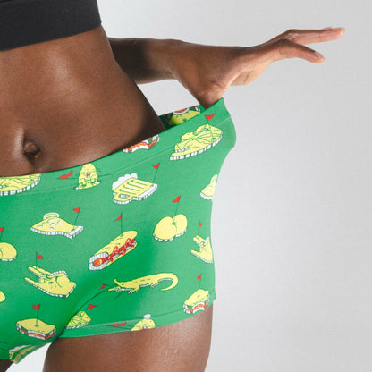 Shinesty Boyshort Underwear - Golf Tournament Holes