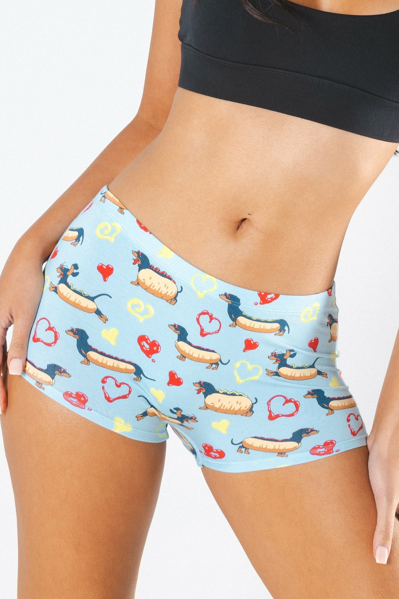 Shinesty Boyshort Underwear - Wiener Dogs