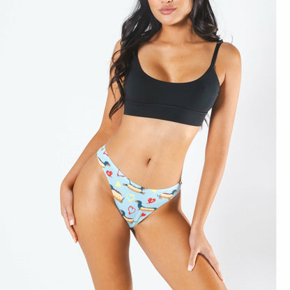 Shinesty MicroModal Thong - Wiener Dogs